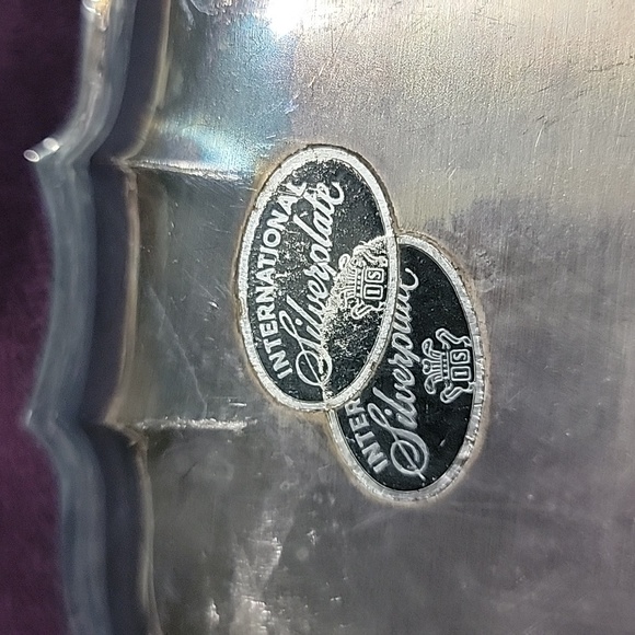 International Silverplate Crumb Catcher/ Silent Butler - Picture 6 of 6